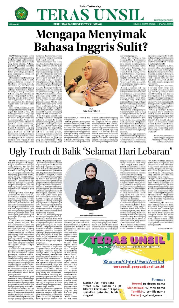 Mengapa Menyimak Bahasa Inggris Sulit?