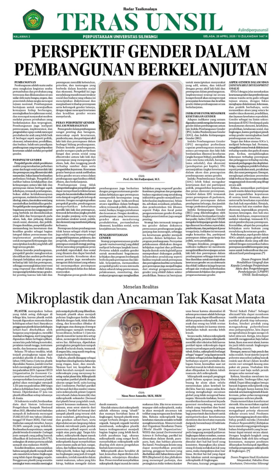 Perspektif Gender dalam Pembangunan Berkelanjutan